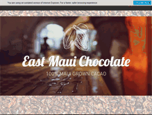 Tablet Screenshot of eastmauichocolate.com